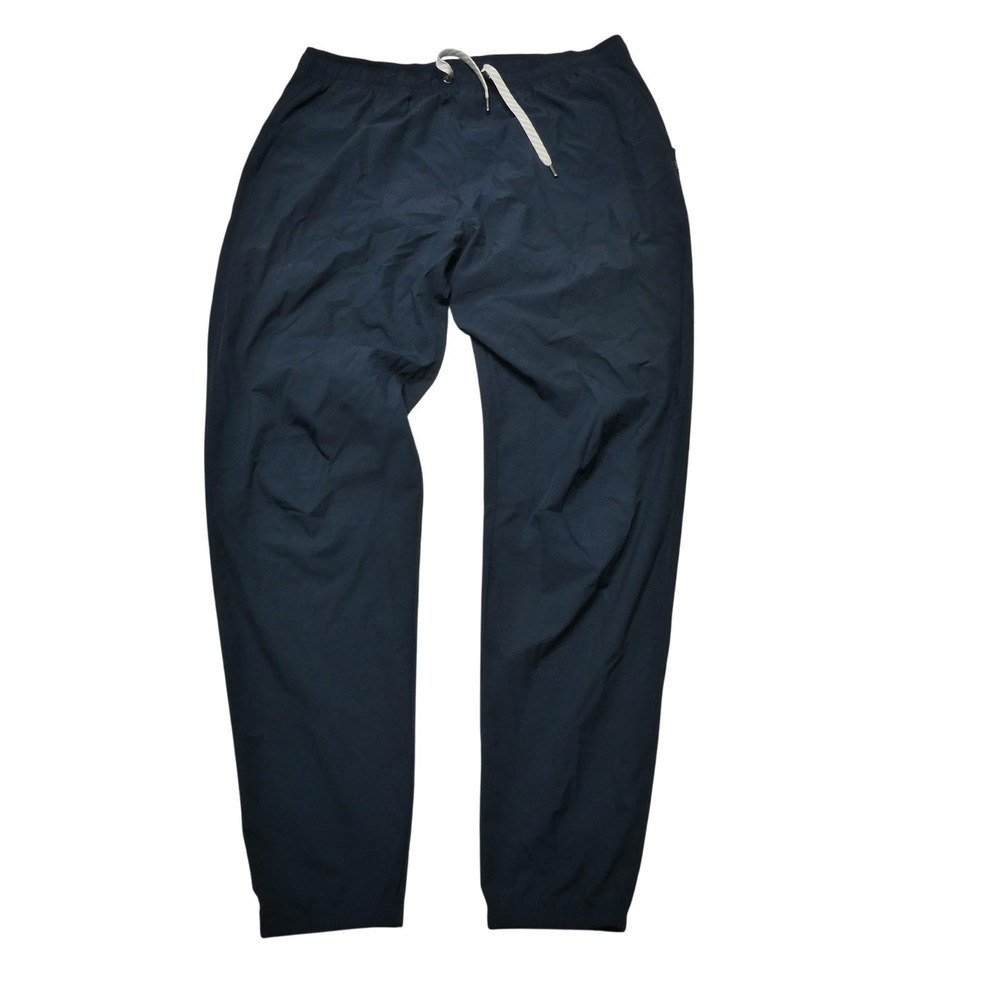 Vuori Pants Mens Large Blue Woven Drawstring Elastic Waist Pockets Athletic